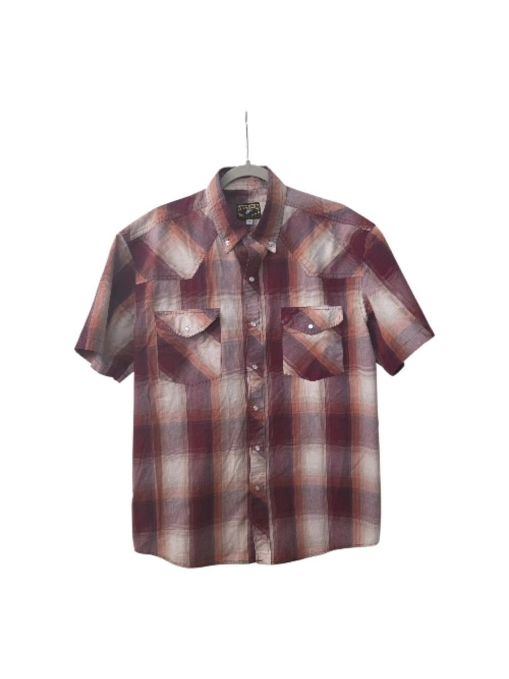 Wyoming Traders Plaid Western Shirt Medium